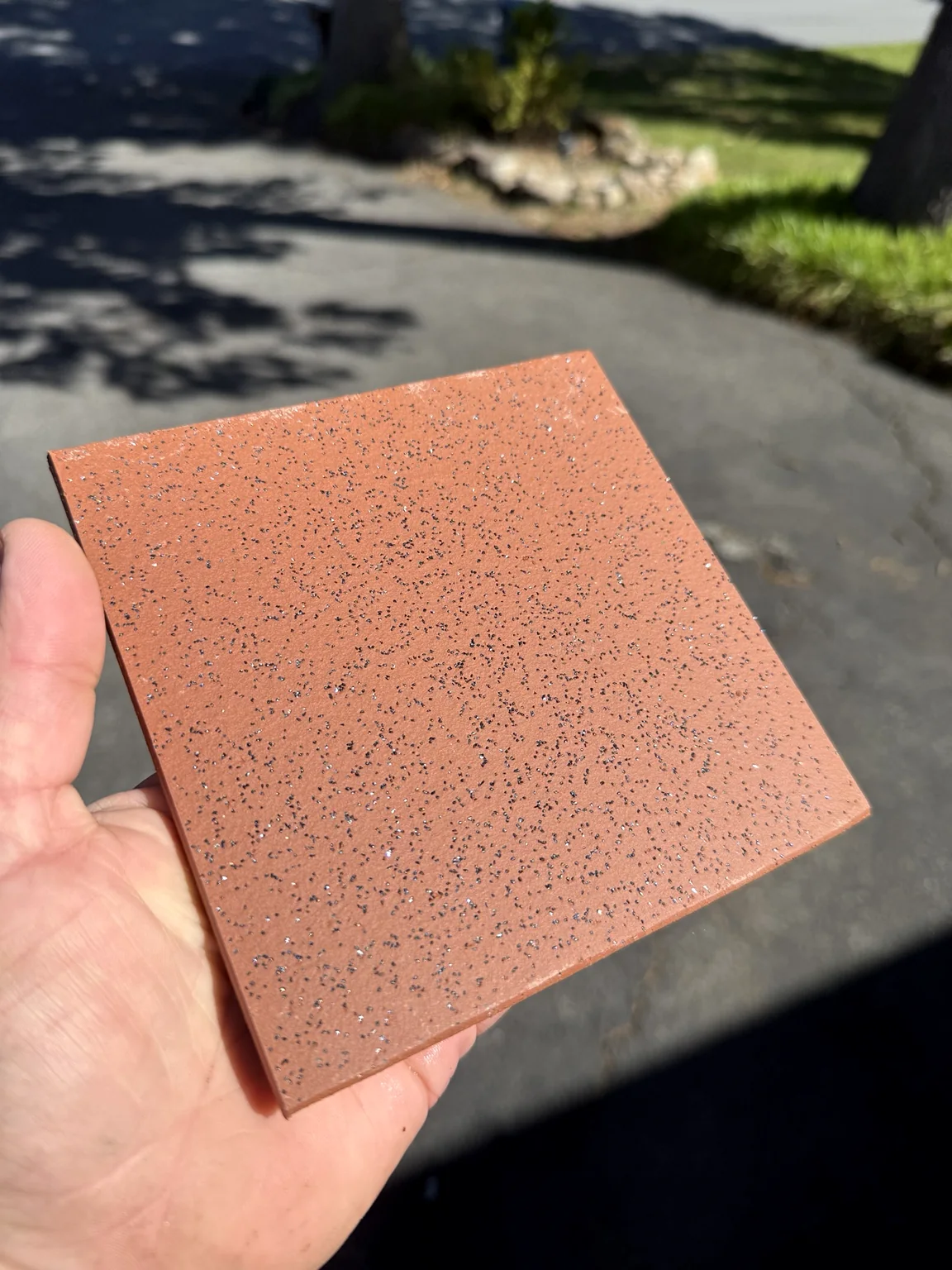 New Italian replacement tile before custom matching